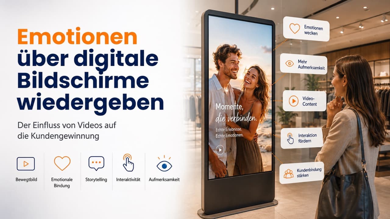 Emotionen über digitale Bildschirme wiedergeben